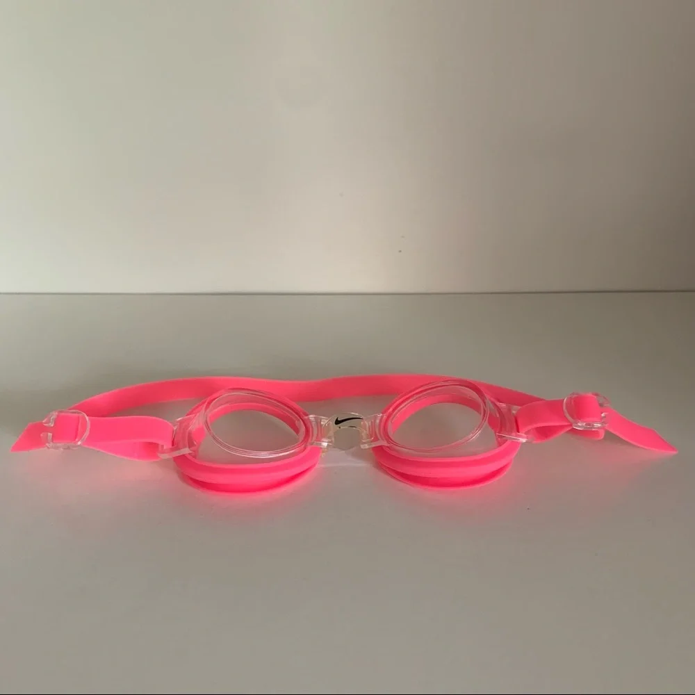 Hold Y2k Nike  neon pink clear goggles