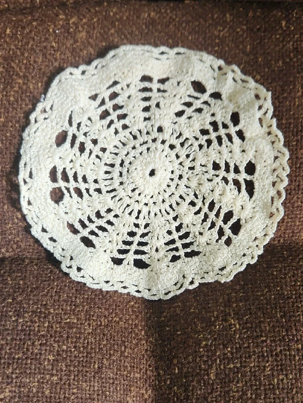 Vintage White Lace & Crochet Doily Set - 6 Pieces