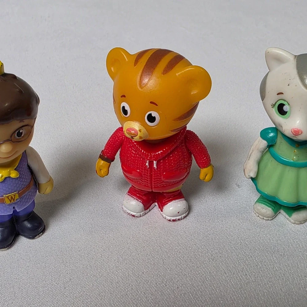 Daniel Tiger's Neighborhood Figures 3pc Set Poseable Toys Daniel Katerina Prince