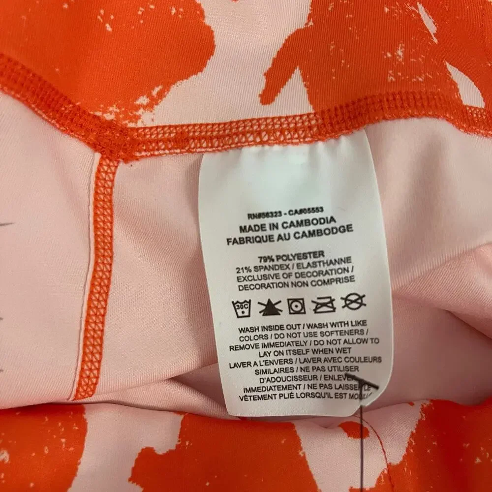 Nike 21%spandex across