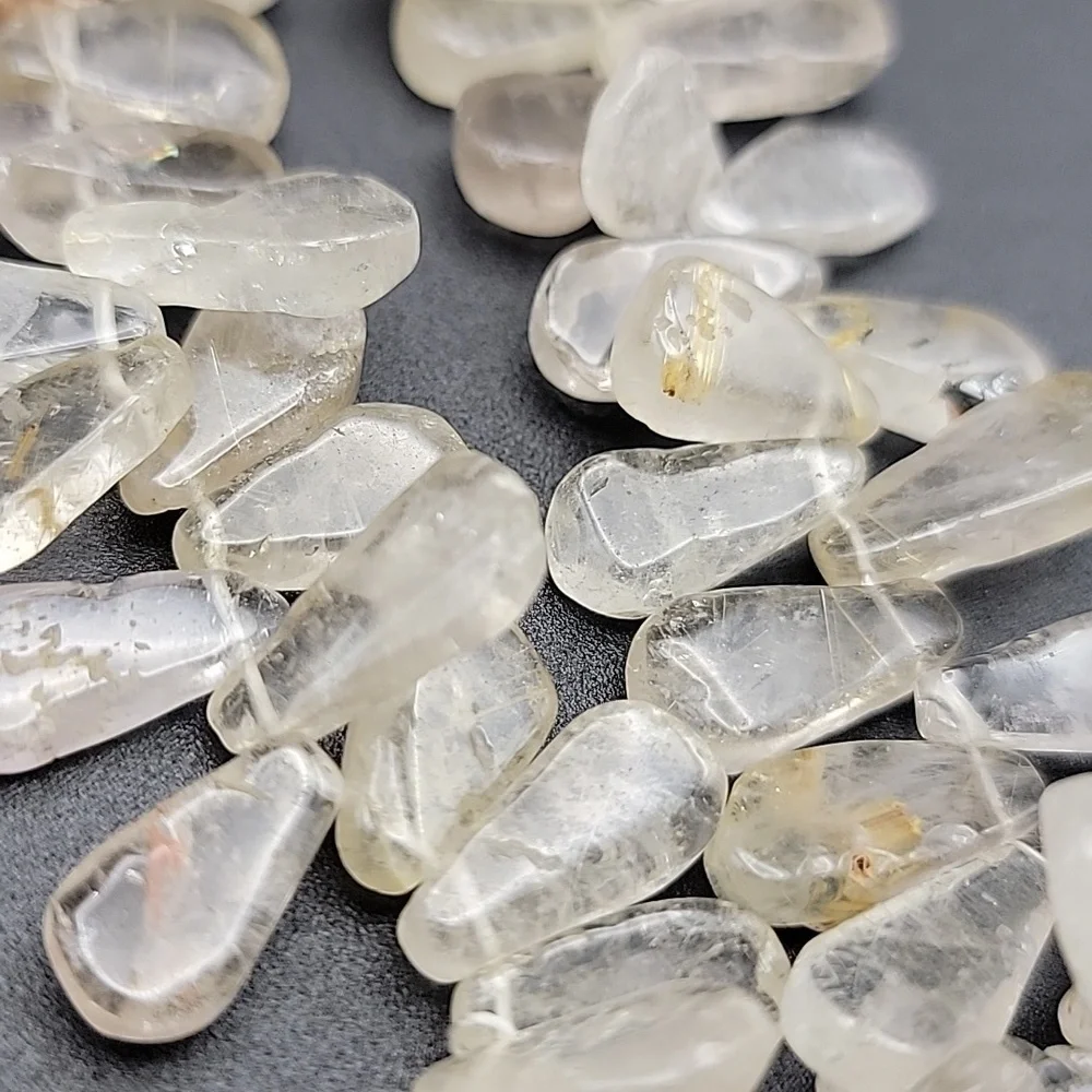 Golden Rutile Quartz dragon platinum