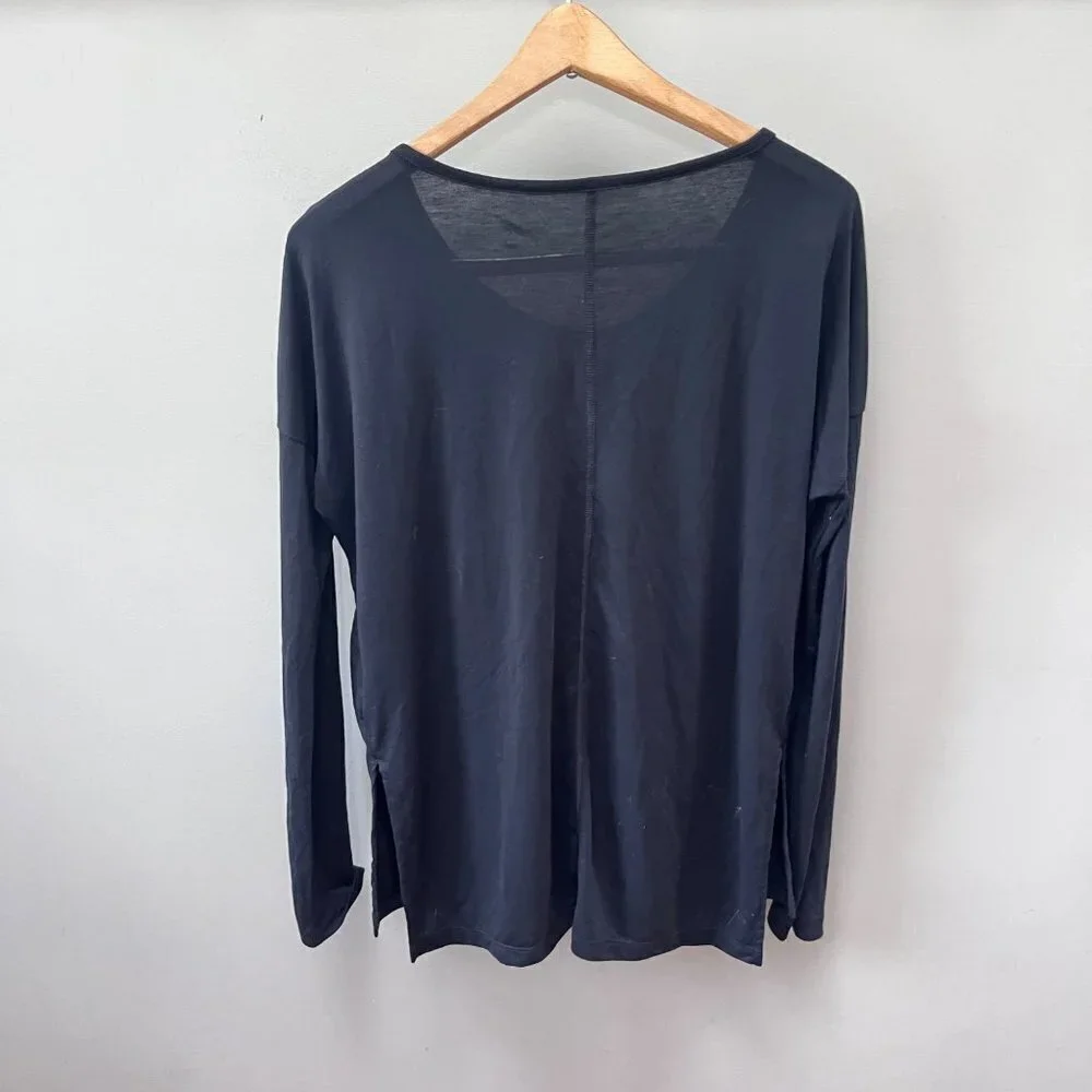 Nike Dri-fit‎ Yoga Layer Womens Long-Sleeve Training Top- Size S
