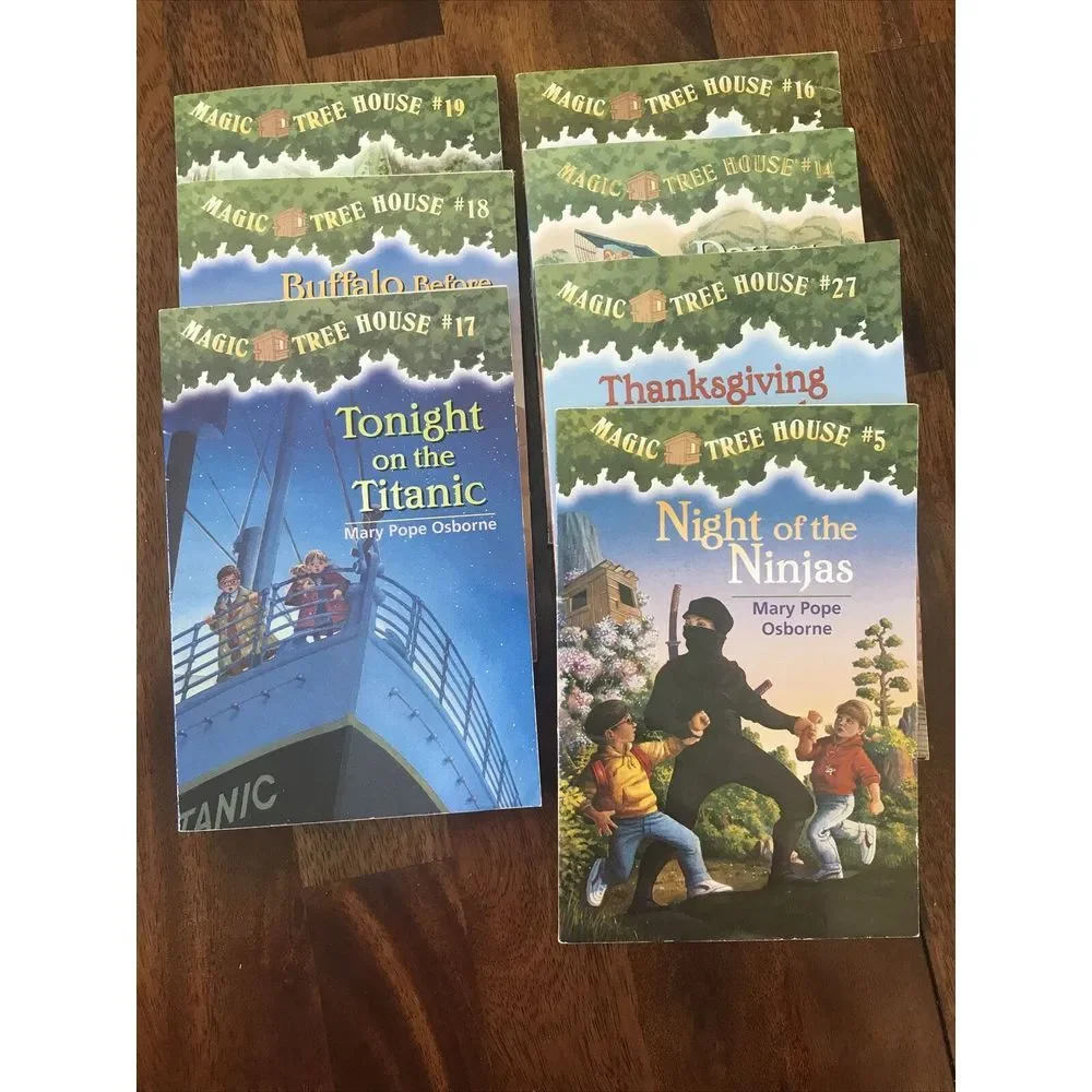 7 Magic Tree House Books‎ Mary Pope Osborne. #5,#14,#16,#17,#18,#19,#27
