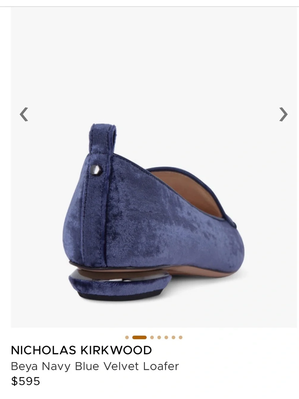 Nicholas Kirkwood are inset tab