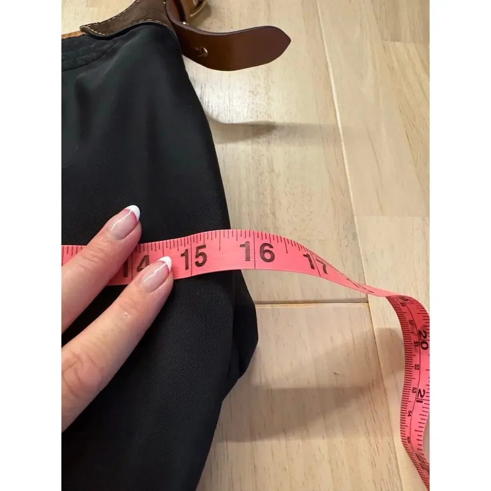Dooney & Bourke Black Nylon Hobo Bag Leather Trim Y2K Preppy Minimalist⁠