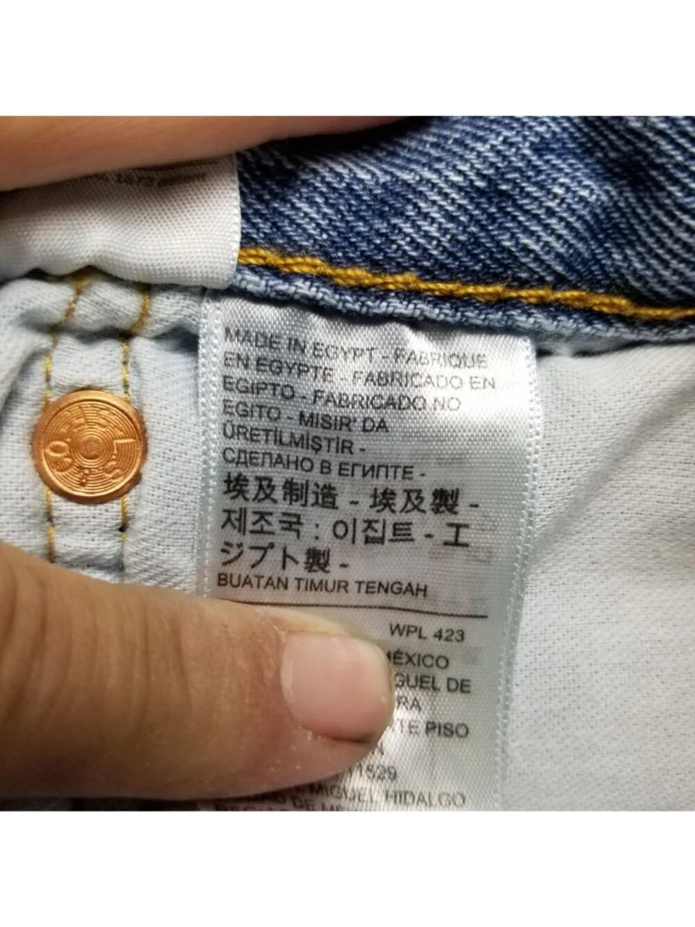 Levis size mens