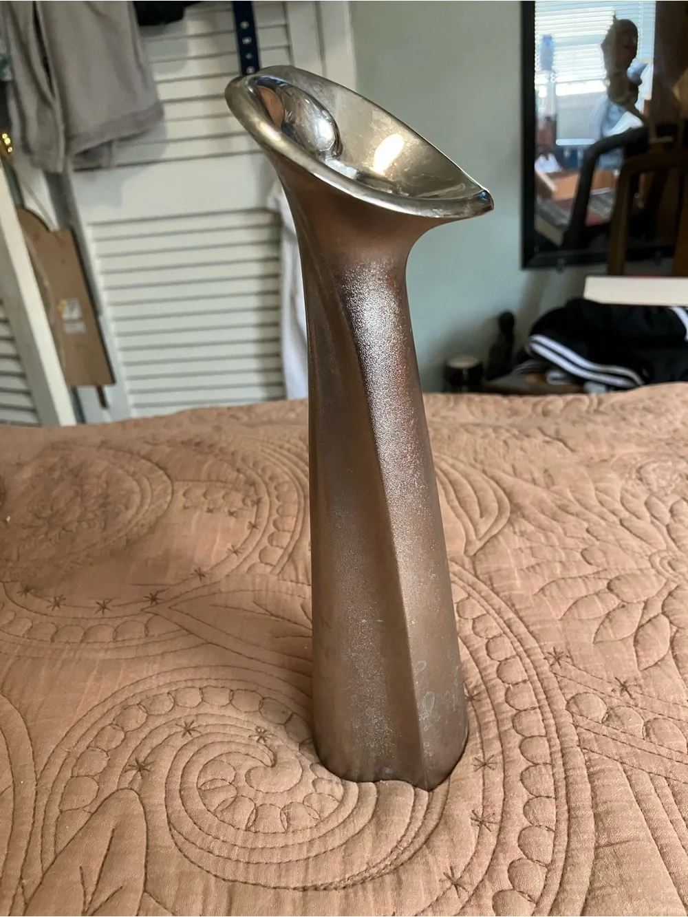 Vintage Bud Vase Styled After A Calla Lily