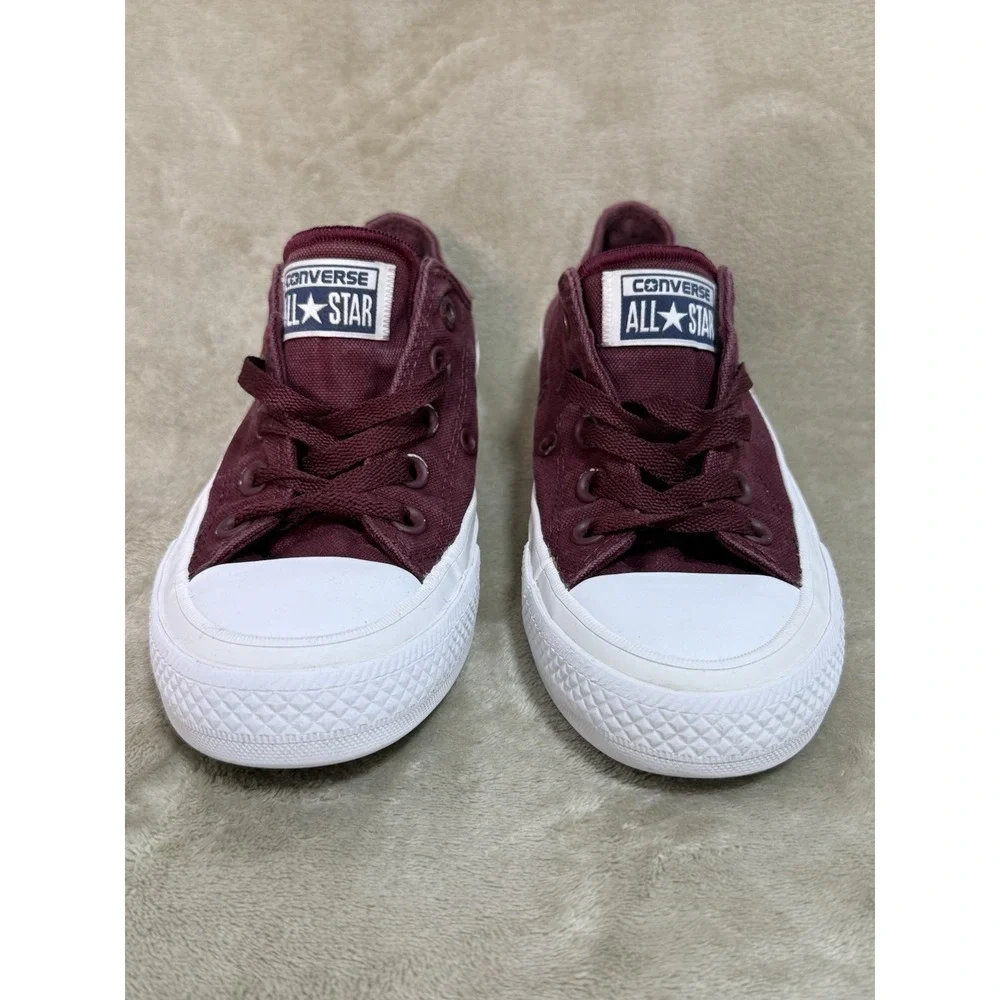 Converse Chuck Taylor II Lunarlon Men's 3‎ Women's Size 5 Maroon Red All Star