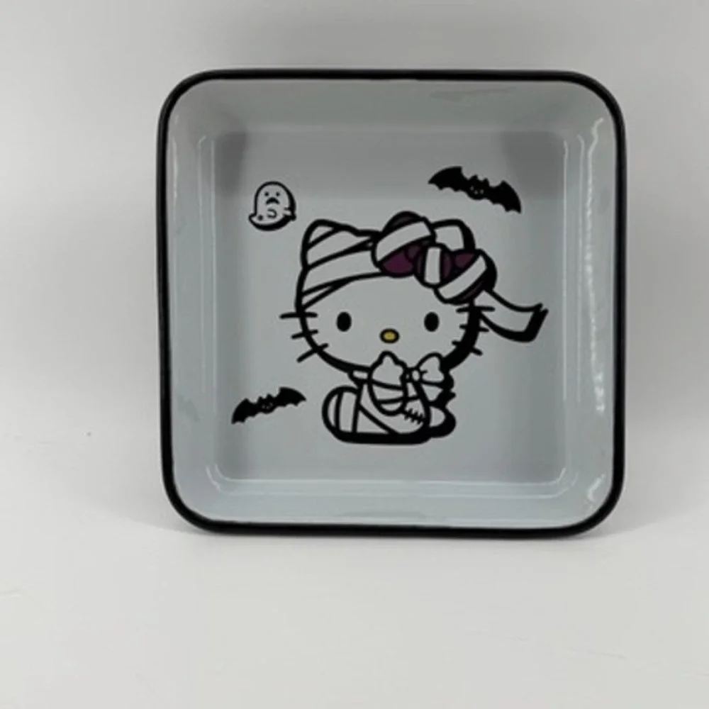 Hello Kitty Halloween Mummy Vampire Ceramic Square Baker‎ Dish Zrike Brands 8in