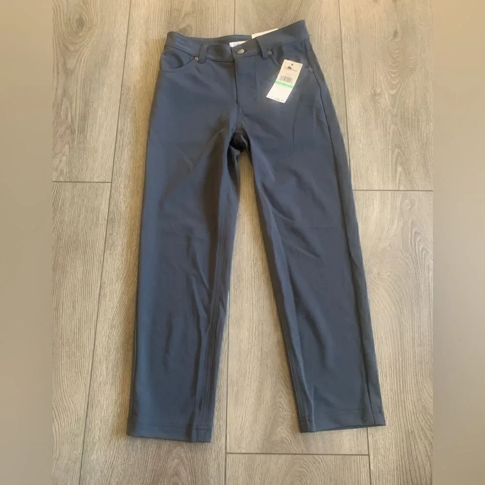 Calvin Klein 5 pocket stretch fabric slim fit pants