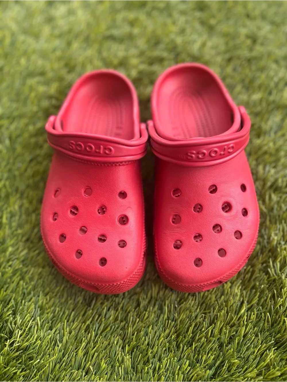 CROCS Kids Classic Clog in Red