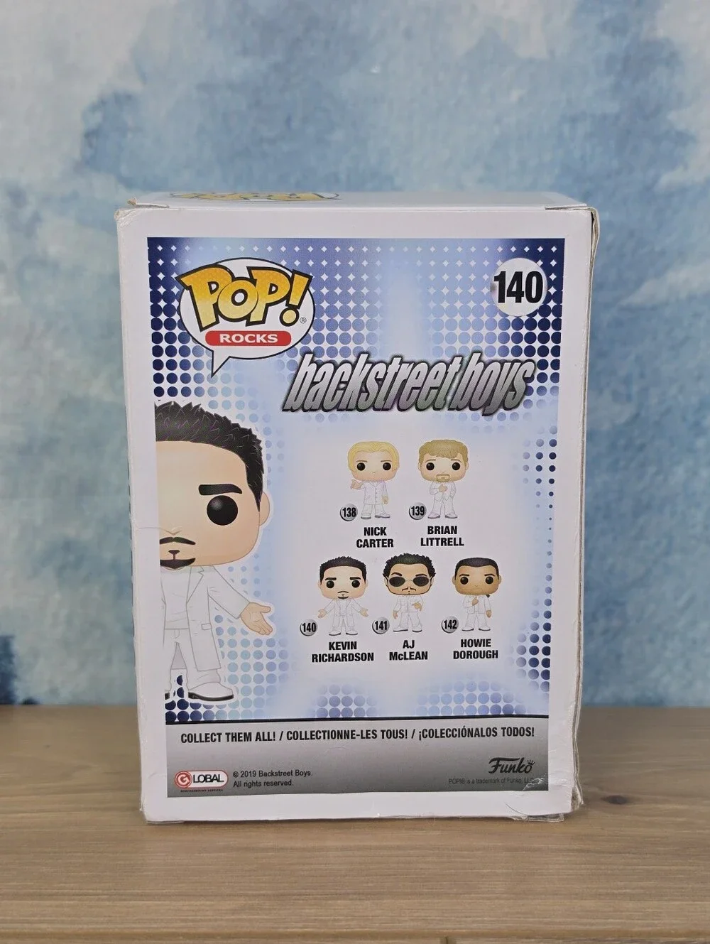 Backstreet Boys Kevin Richardson Funko Pop NEW Damaged Box
