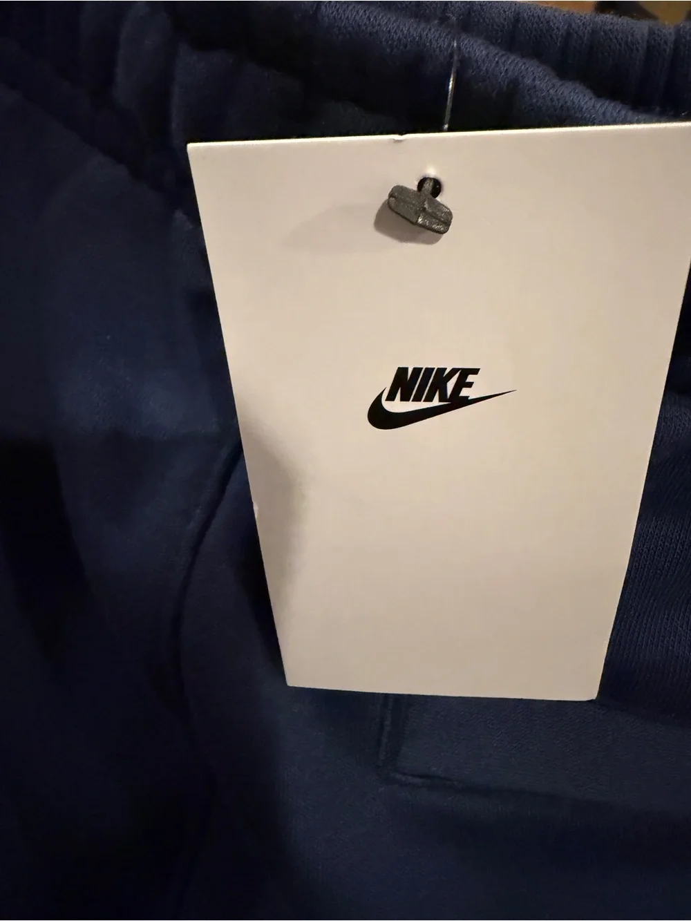 Nike‎ Men’s Size S Navy Blue Fleece Joggers