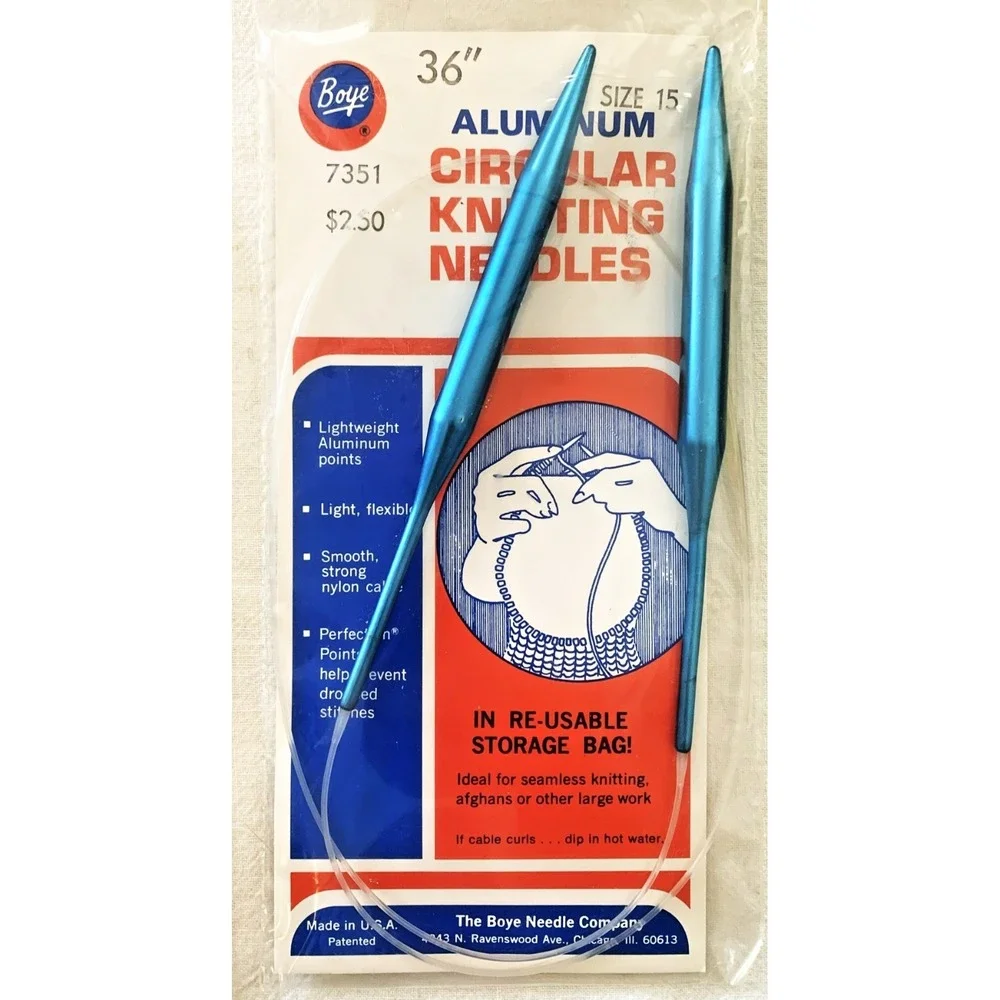 Estate Lot - Hand Knitting Supplies Circular & Straight Needles and More in Pkgs