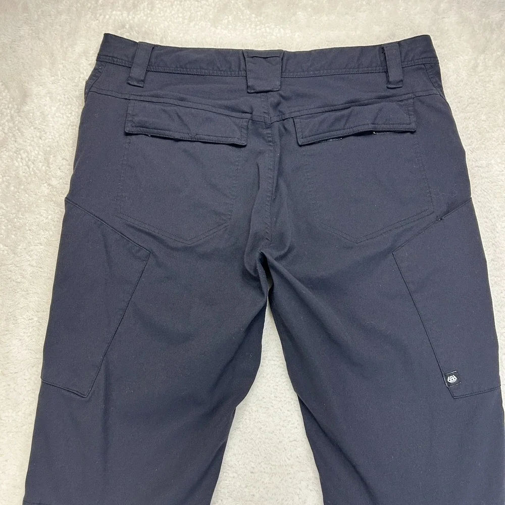 686 Anything Multi Shell Cargo Pants Mens 36x34 Blue Durable Stretch 