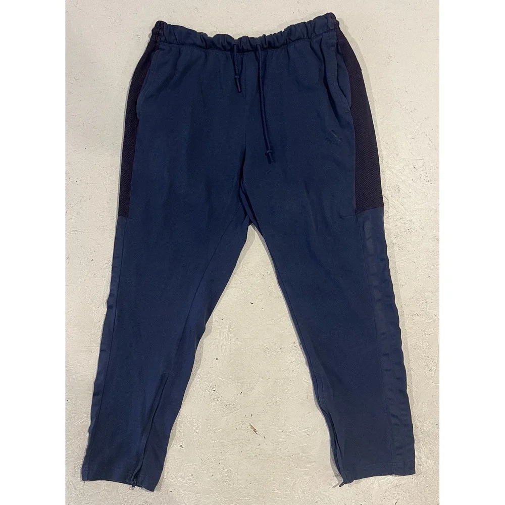 Adidas Pants Mens‎ XL Blue Track Sport SID Training Gym Athletic CV3219