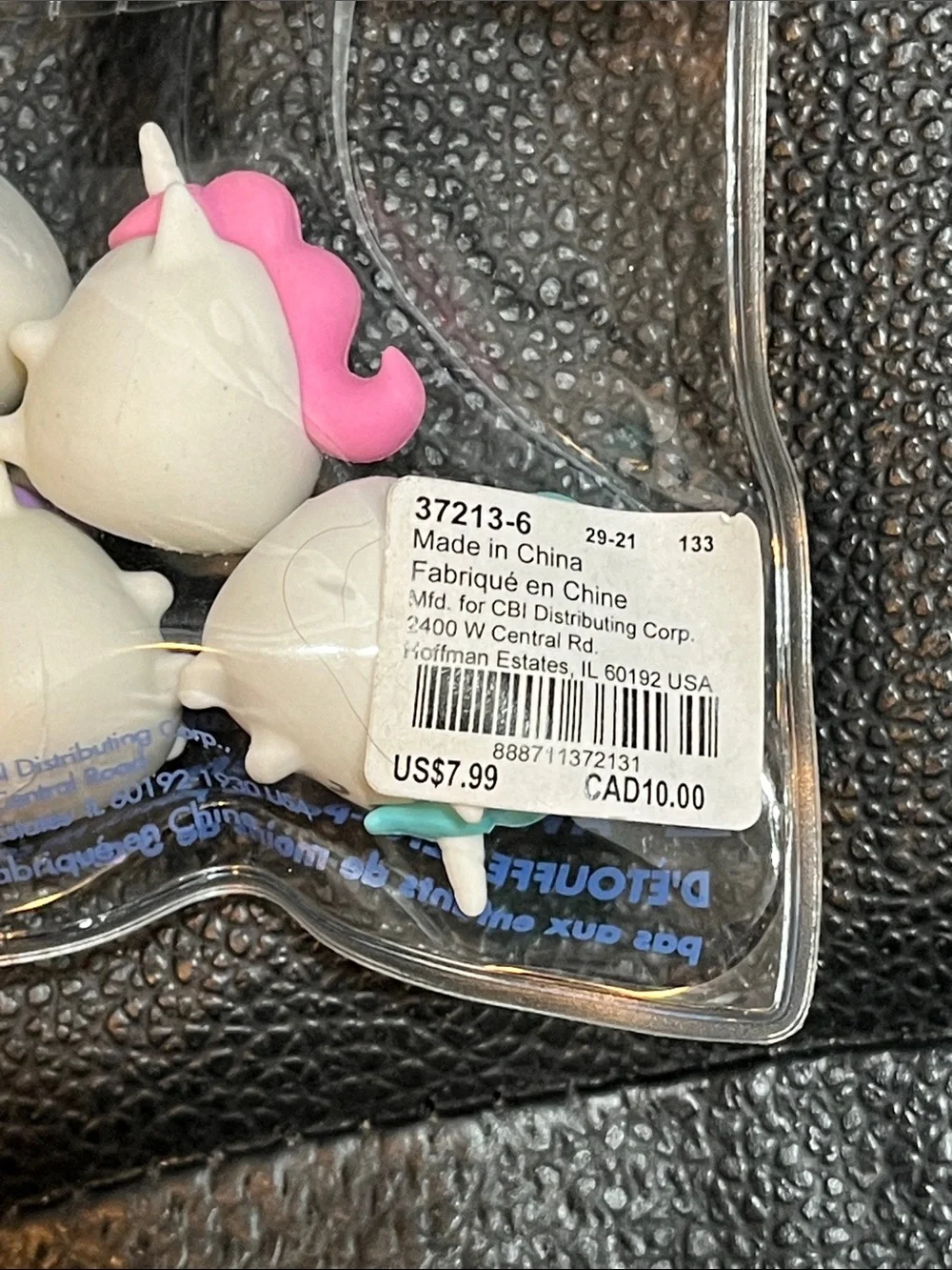 Claire’s NWT Unicorn Novelty Eraser Set | 5 Cute Mini Erasers