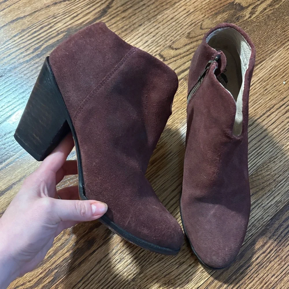 Freebird‎ by Steven | Wine Suede Women's Sz 10 FB-DETRT