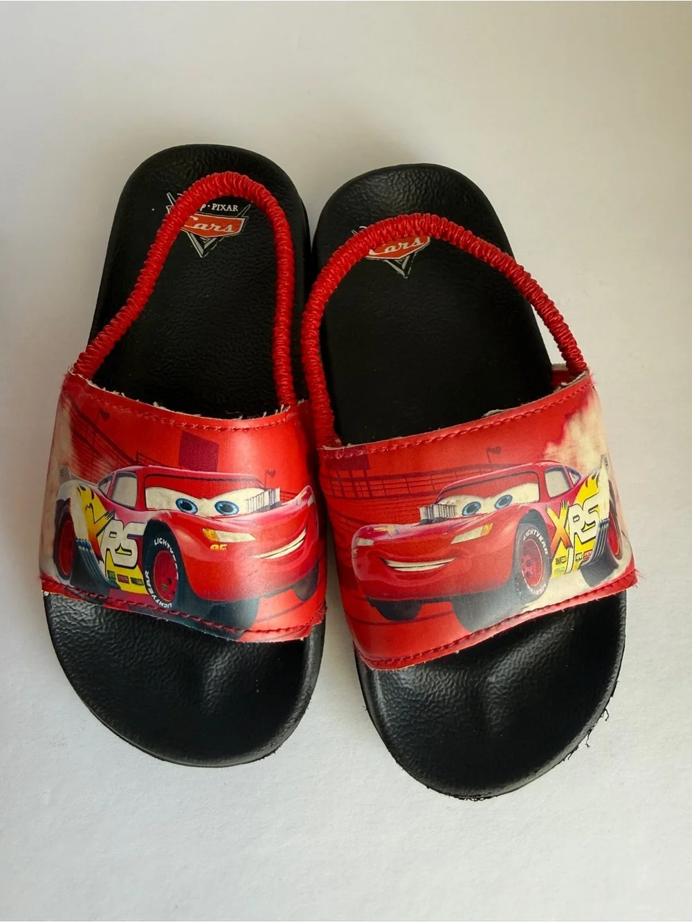 Kids Red Lightning McQueen Slip-On Shoes & Slides