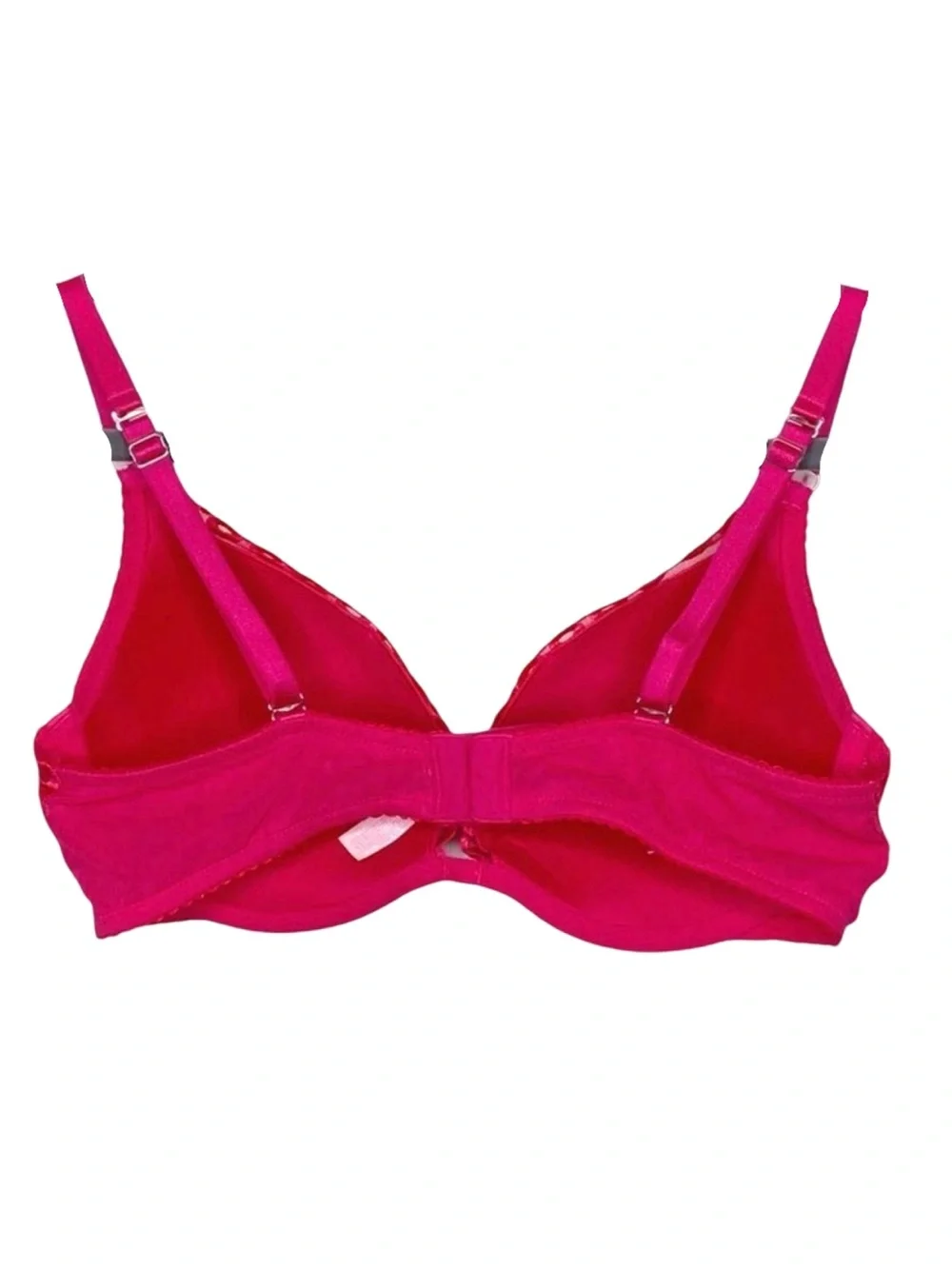 Victoria’s Secret Red Embroidered Push-Up Bra - Size 34D