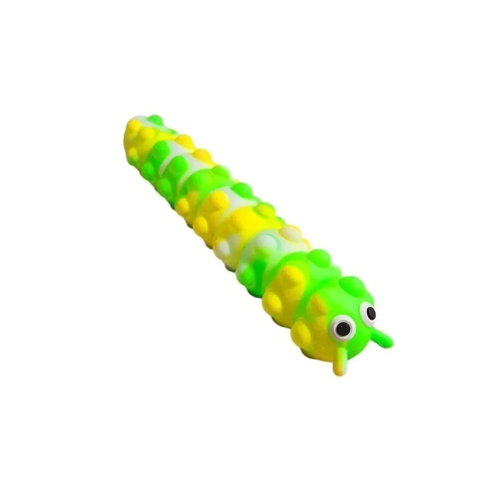 Pop Bubble Ball Sensory Fidget Toy, 3D Fidget Slug Toy, Silicone Stress Relief S