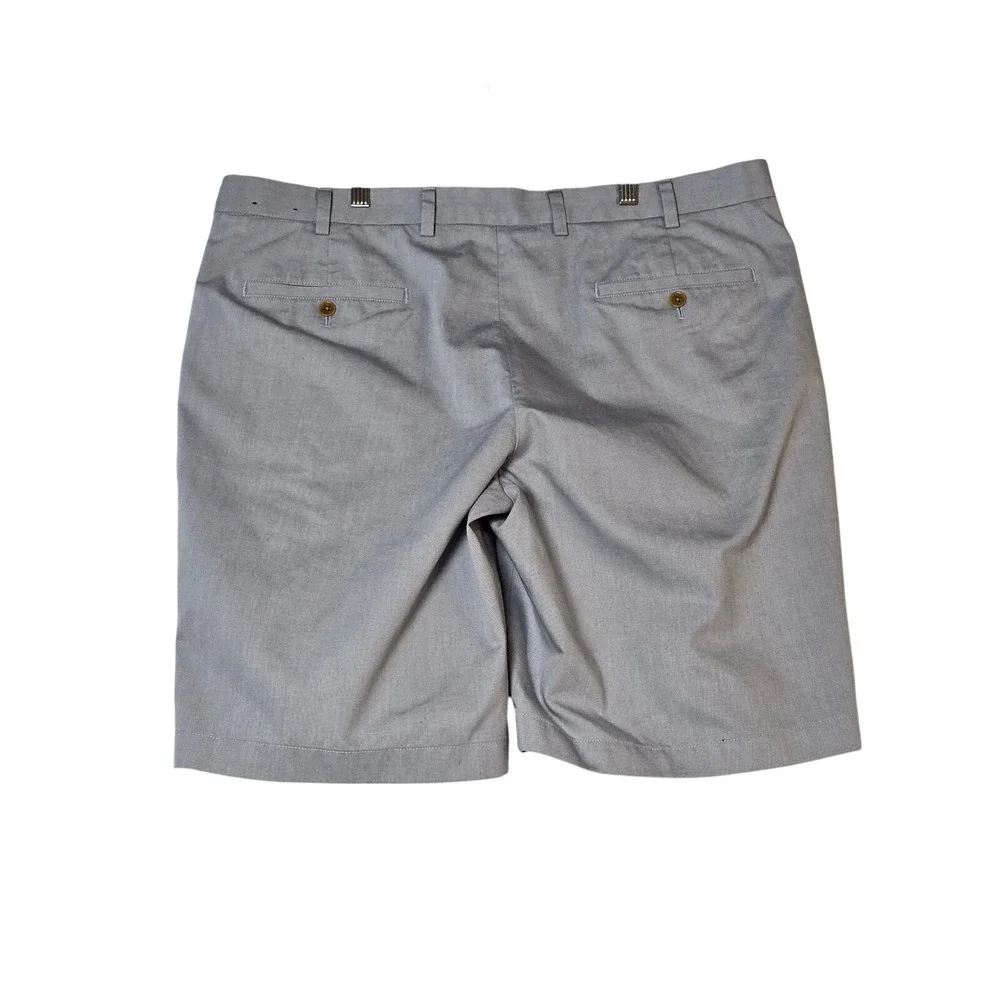 Brooks‎ Brothers 1818 Mens Blue Oxford Cloth Flat Front Shorts Size 39W New Golf