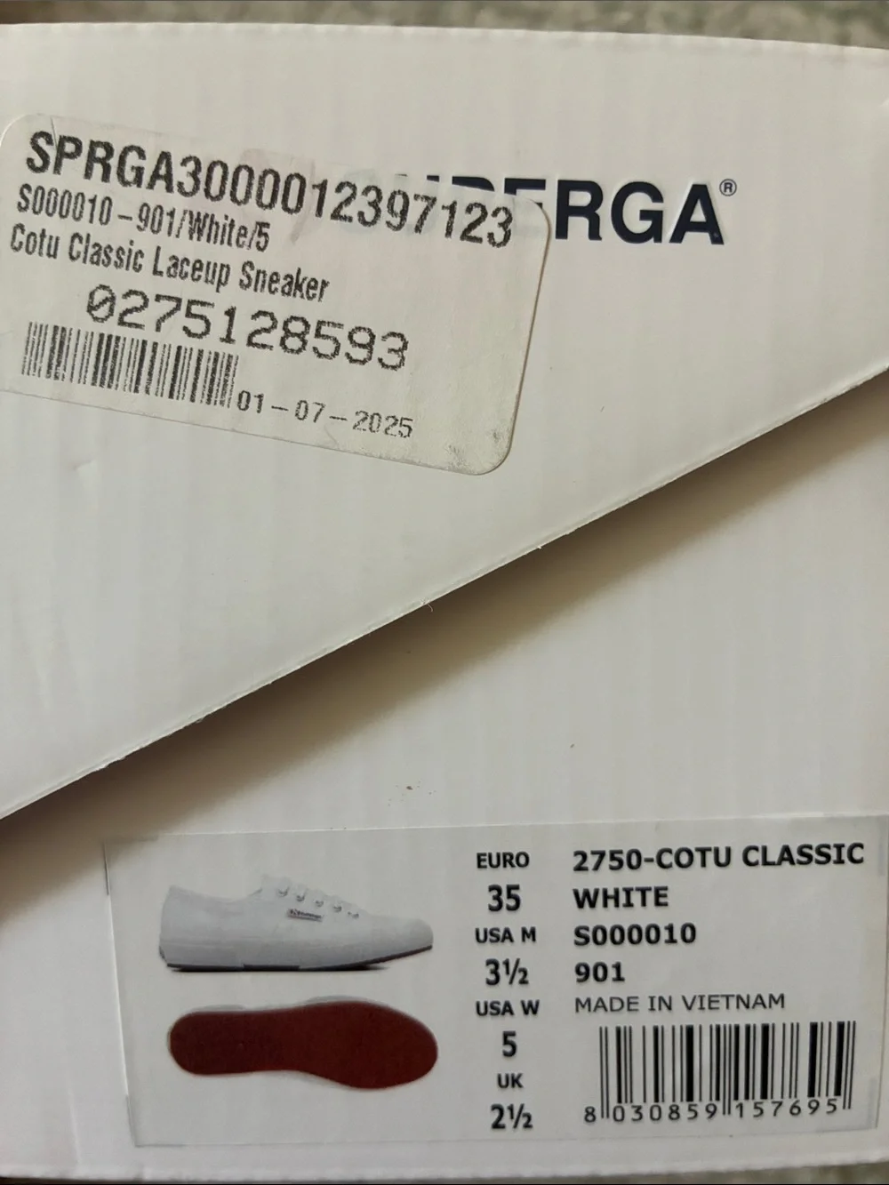 Superga brand 2750