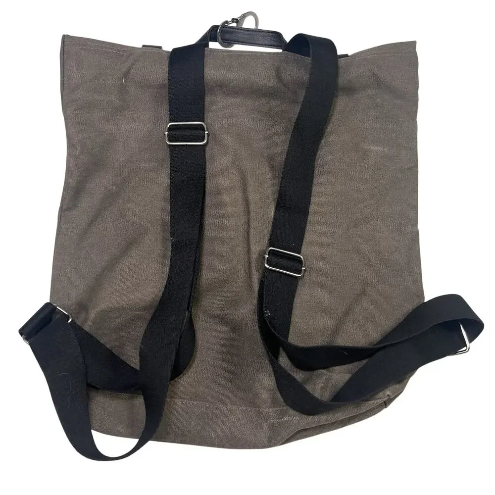 ART of SHAVING Backpack Large Gray Canvas Travel Utility Casual Logo Authentic