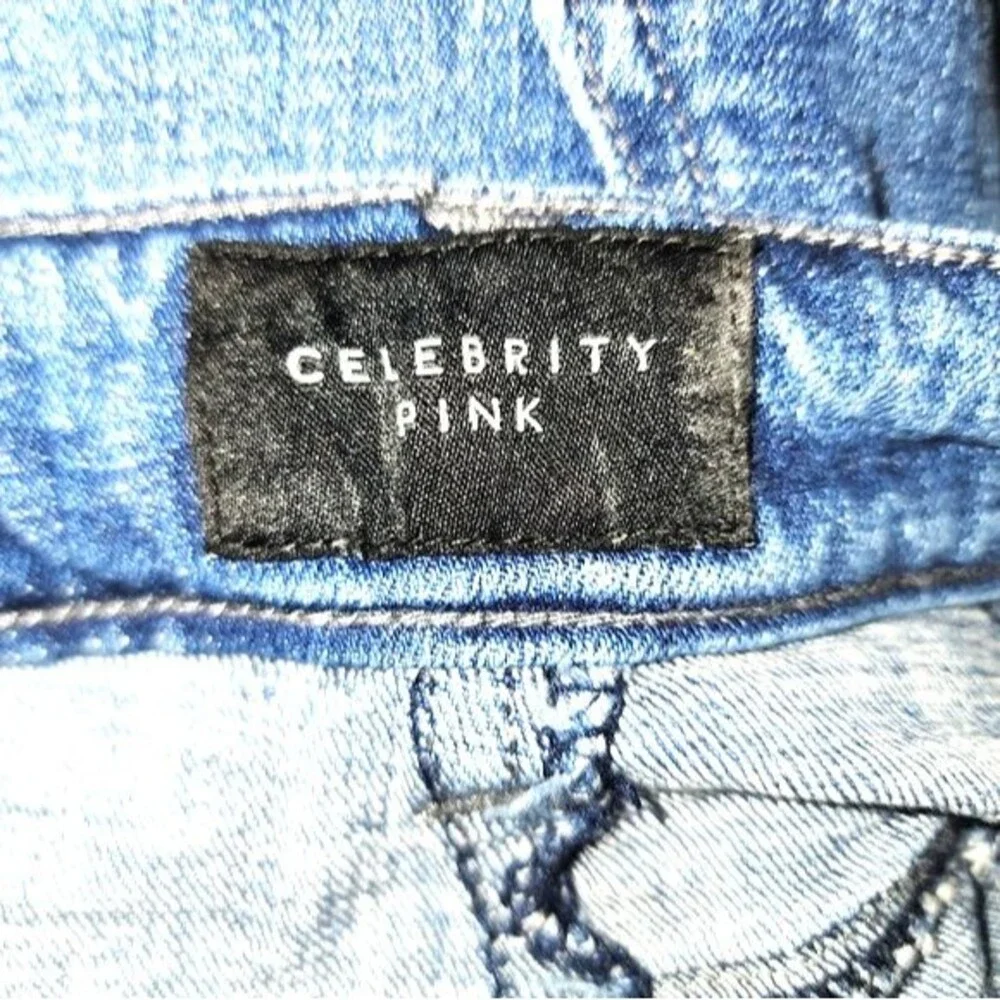 Celebrity Pink mini frayed