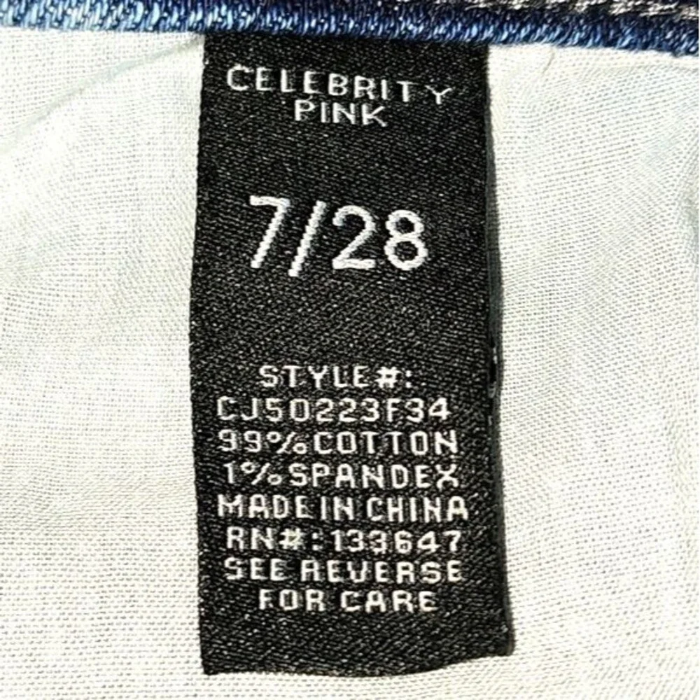 Celebrity Pink frayed friendly