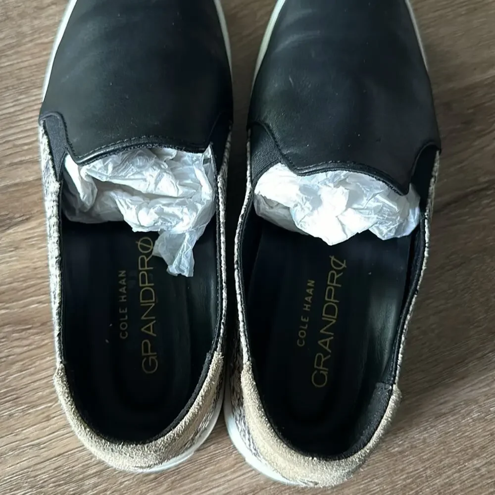 Cole Haan GrandPro Spectator 2.0 Slip On Sneakers Snake Print Size 7.5‎