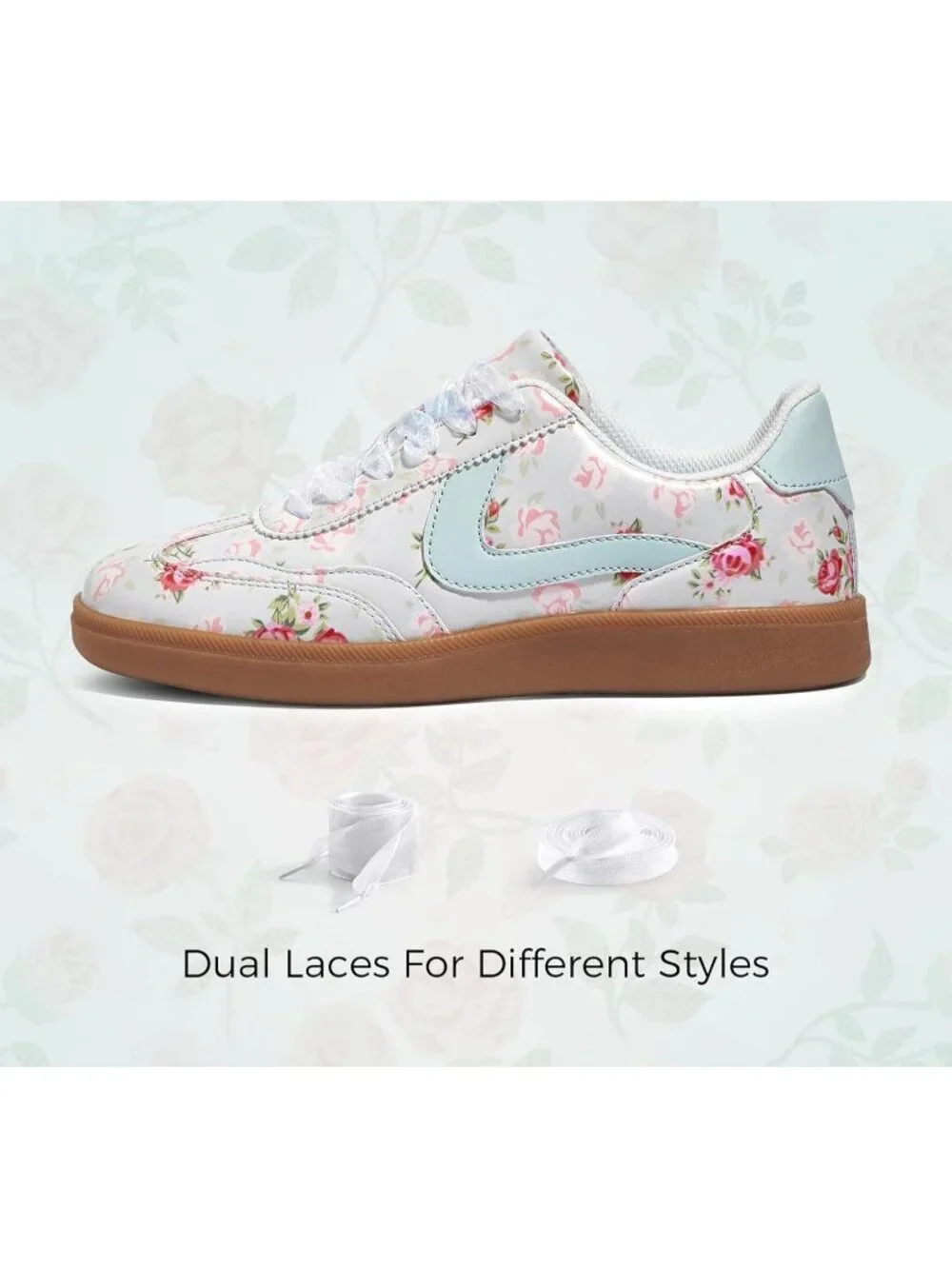 Women's Cyan Classic Fashion Casual Skate No Slip Lace Up Walking Sneaker Shoes
