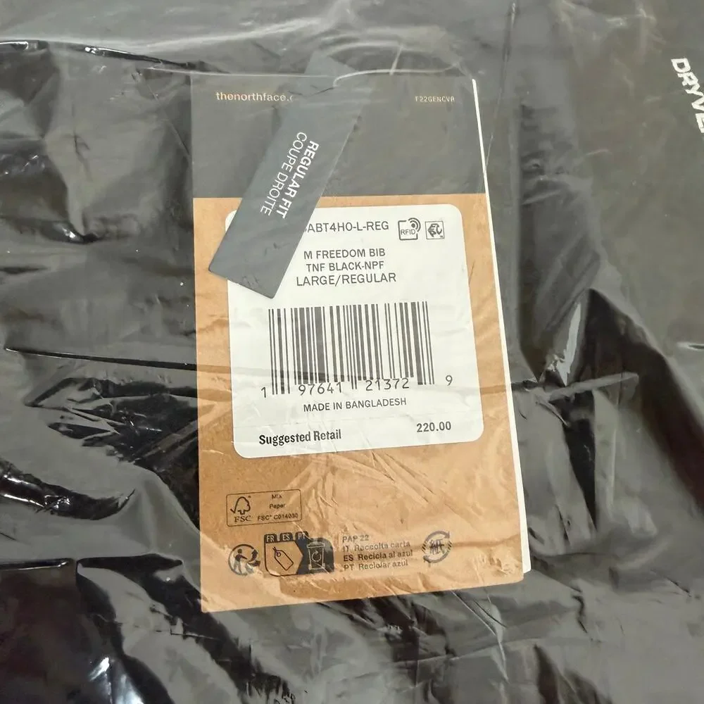 The North Face new tag