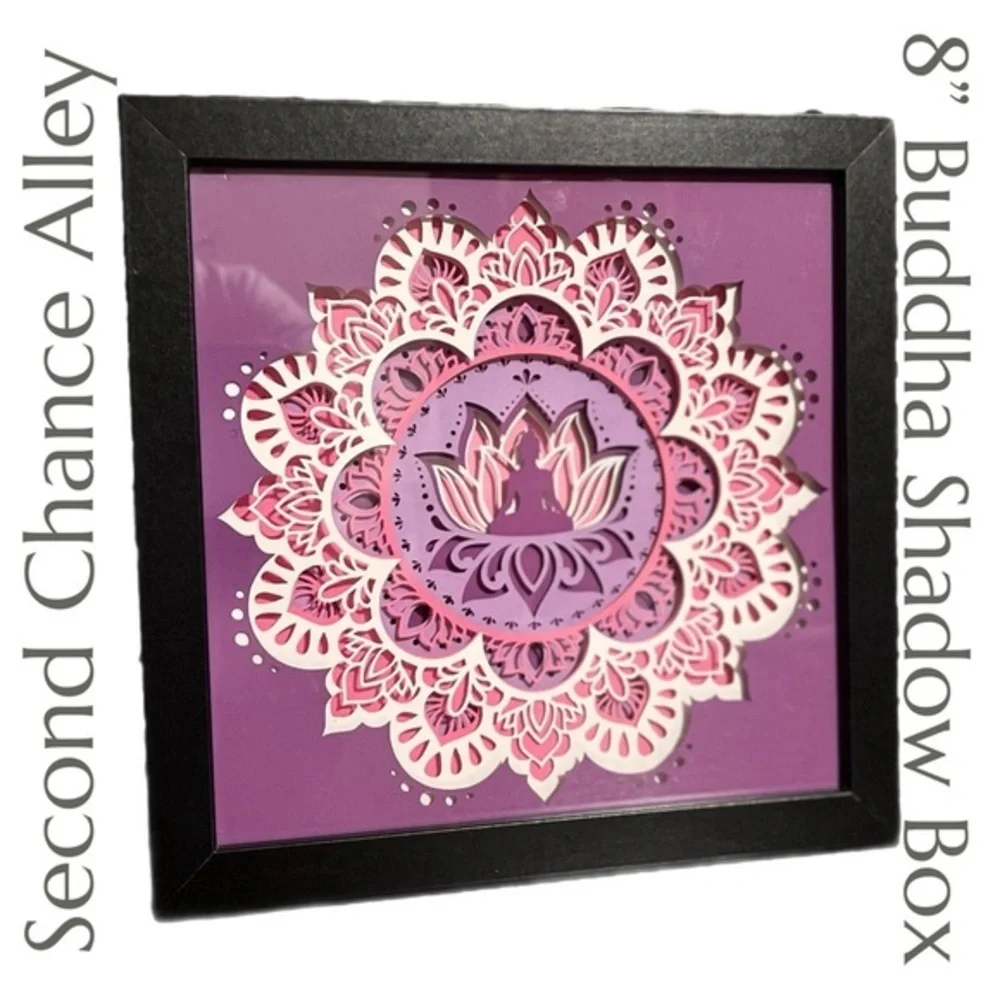 Buddha Shadow Box Unique Gift Ideas Holiday Gift Handcrafted‎