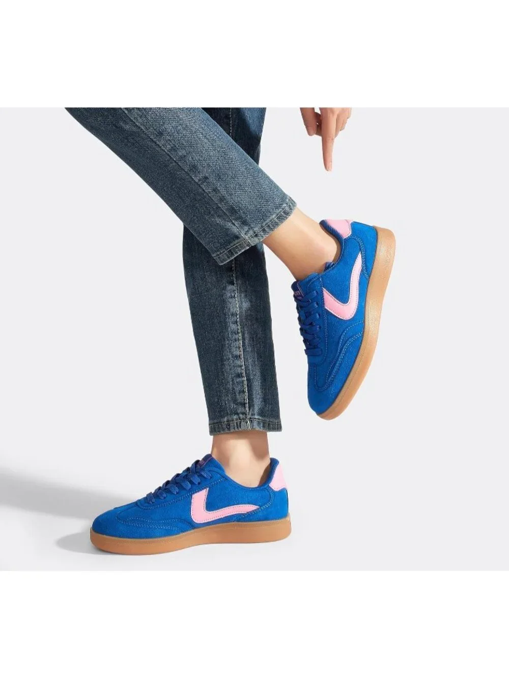 Women's Royal Classic Fashion Casual Skate No Slip Lace Up Walking Sneaker Shoes
