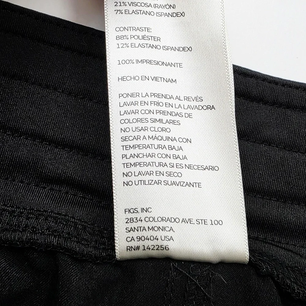 FIGS Pants Mens XXL Black Technical Collection HW Kade Cargo Scrublife Aesthetic
