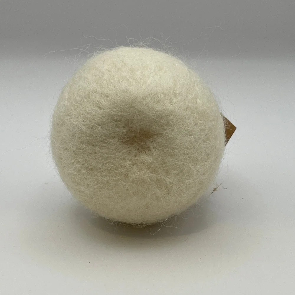 Mud Pie Cream Felted Wool Apple Bowl Filler Set of 10 Farmhouse Decor DGYQ-21321