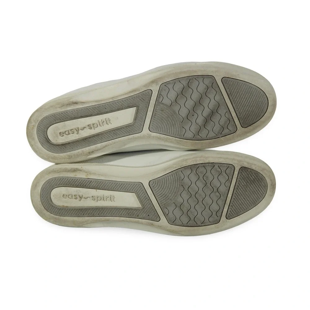 Easy Spirit AP1 Leather‎ Casual Sneakers Womens 9W White Walking Shoes ESAP1