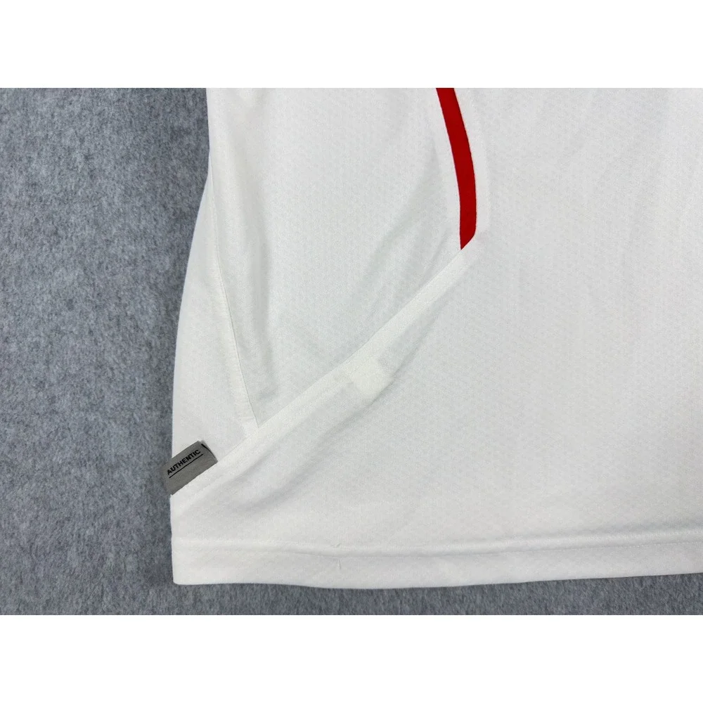 Rutgers Scarlet Knights Shirt Mens L White NCAA Football Nike Polo