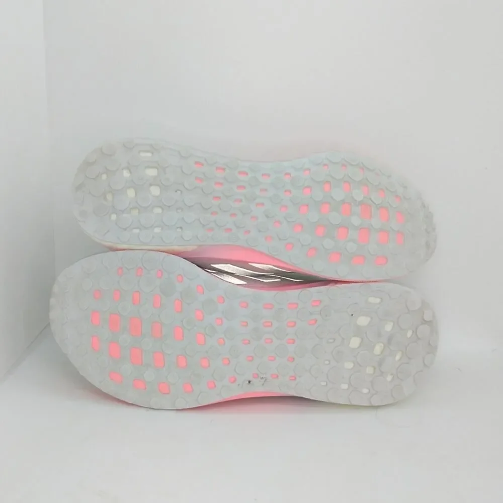 Adidas Astrorun Womens Pre-owned Light Gray & Pink Running Sneakers - sz. 7