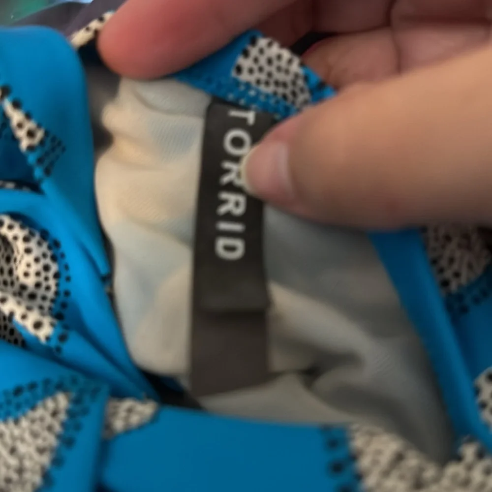 Set! Torrid sz 3 Blue Hearts‎ 2 pc Bathing Swim Suit 3X