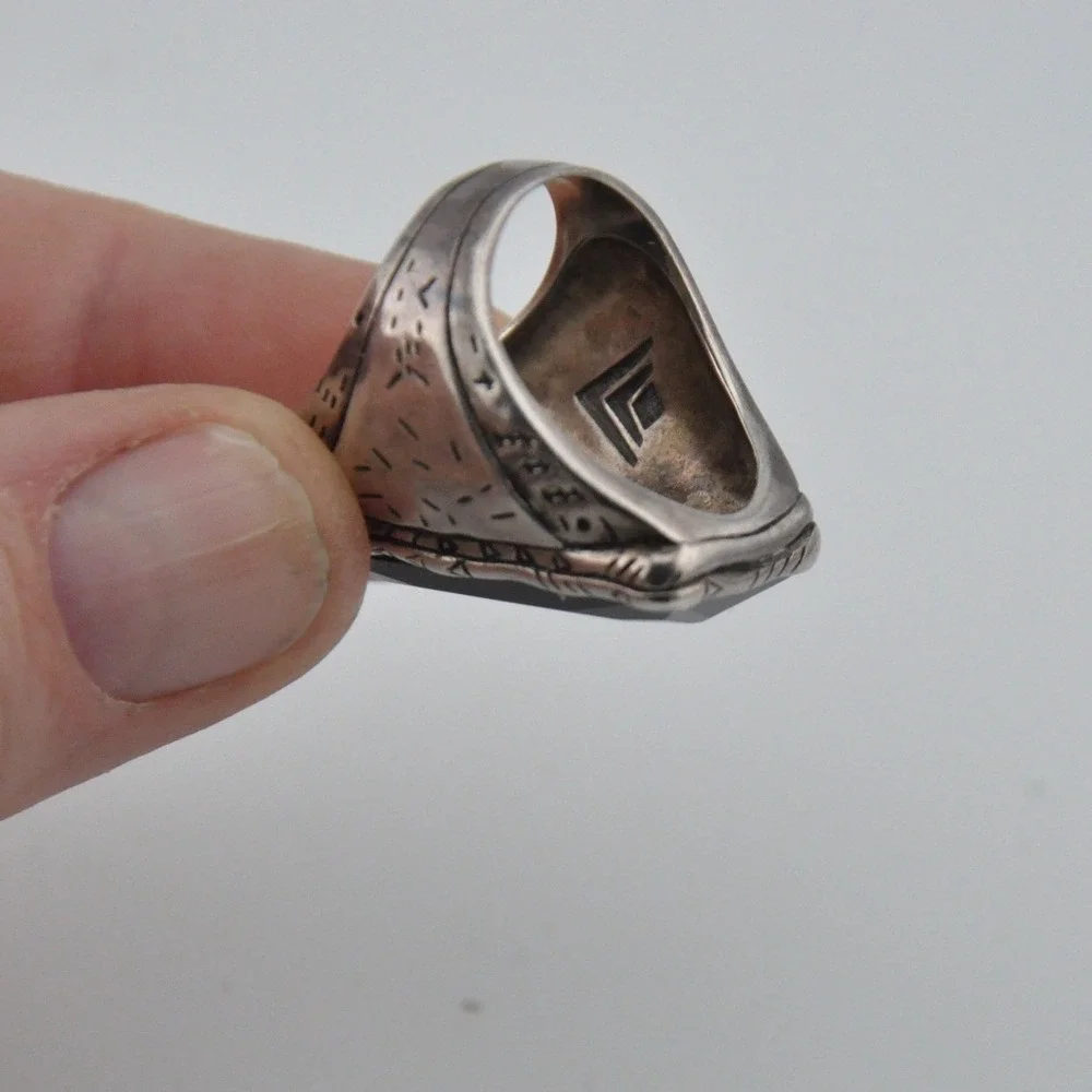 Silpada‎ Sterling Silver Ring Size 7 Black Onyx Statement Ring