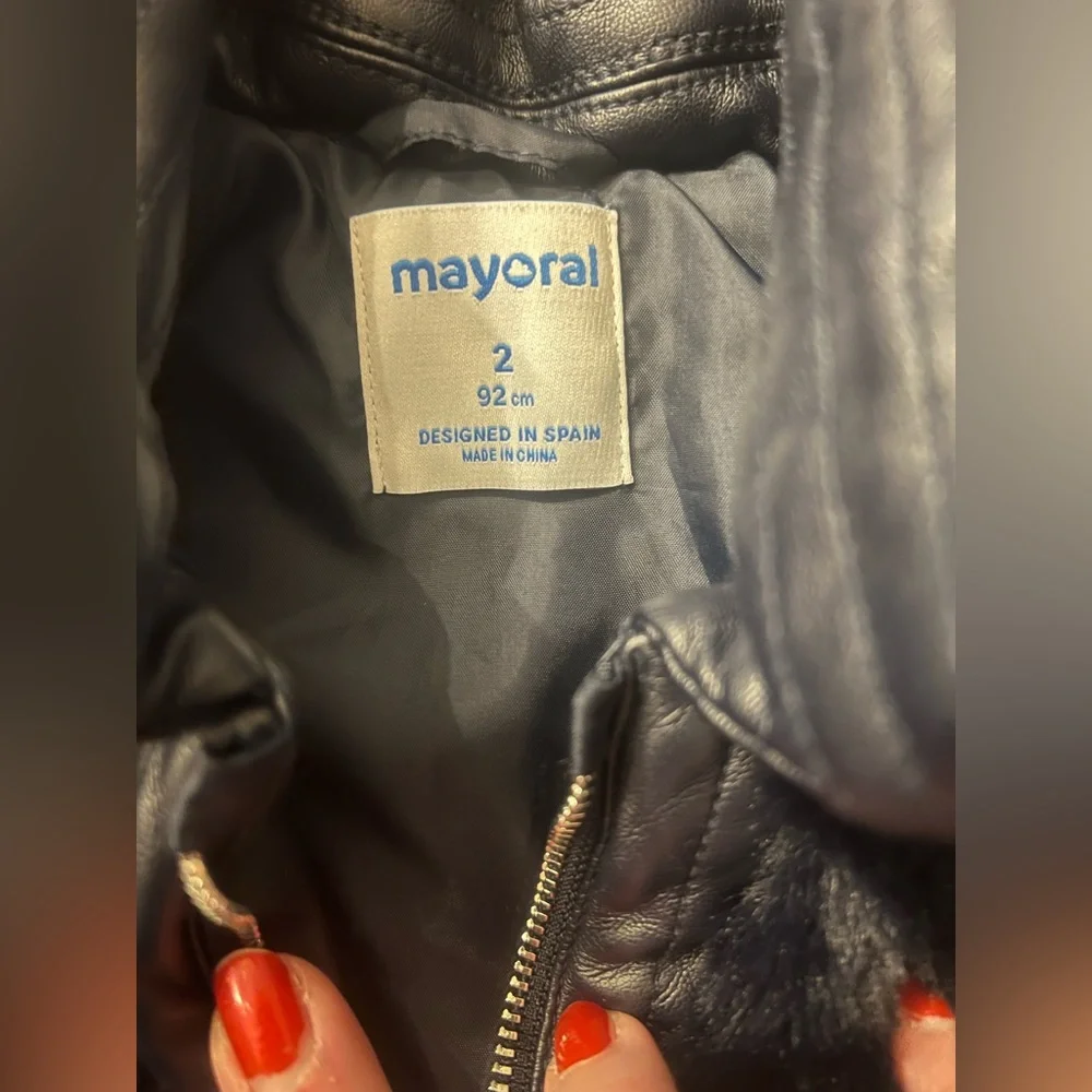 Mayoral faux‎ fur jacket.