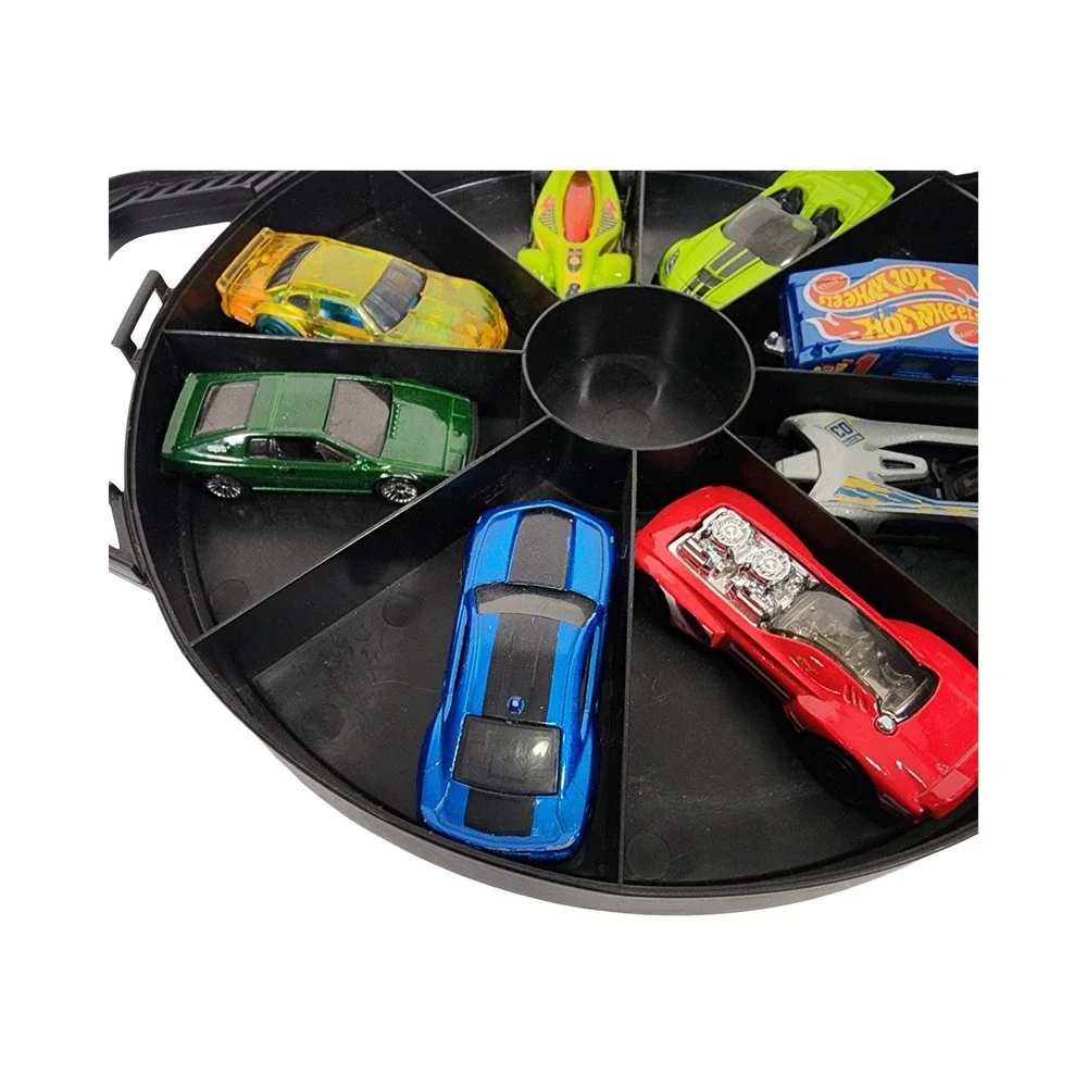 Carry Case Car Carrier Tire Shape Holder with Cars Hot Wheels‎