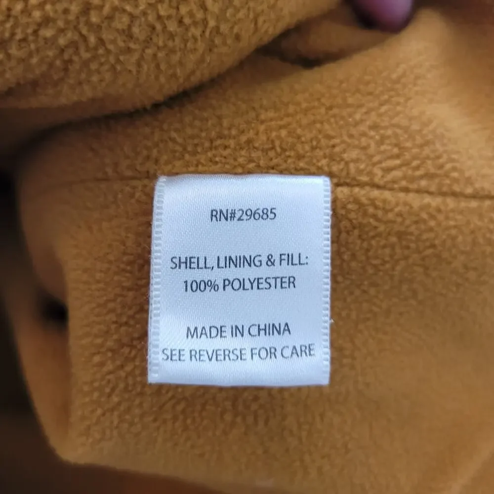 Pendleton Size L Golden‎ Yellow Quilted Zip Vest Fall Lightweight Casual Outdoor