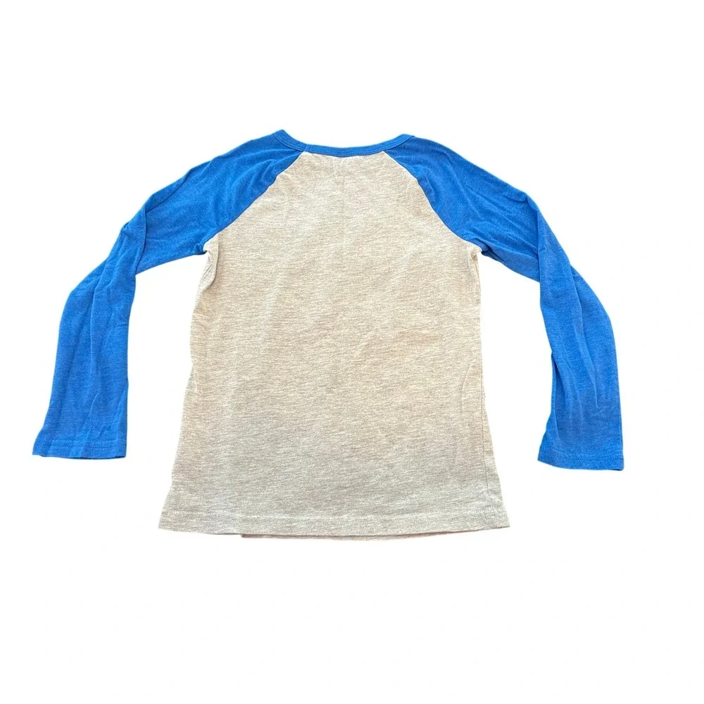 Jumping Beans Bluey Bingo Boys Raglan Long Sleeve Shirt Grey Blue Size 7‎