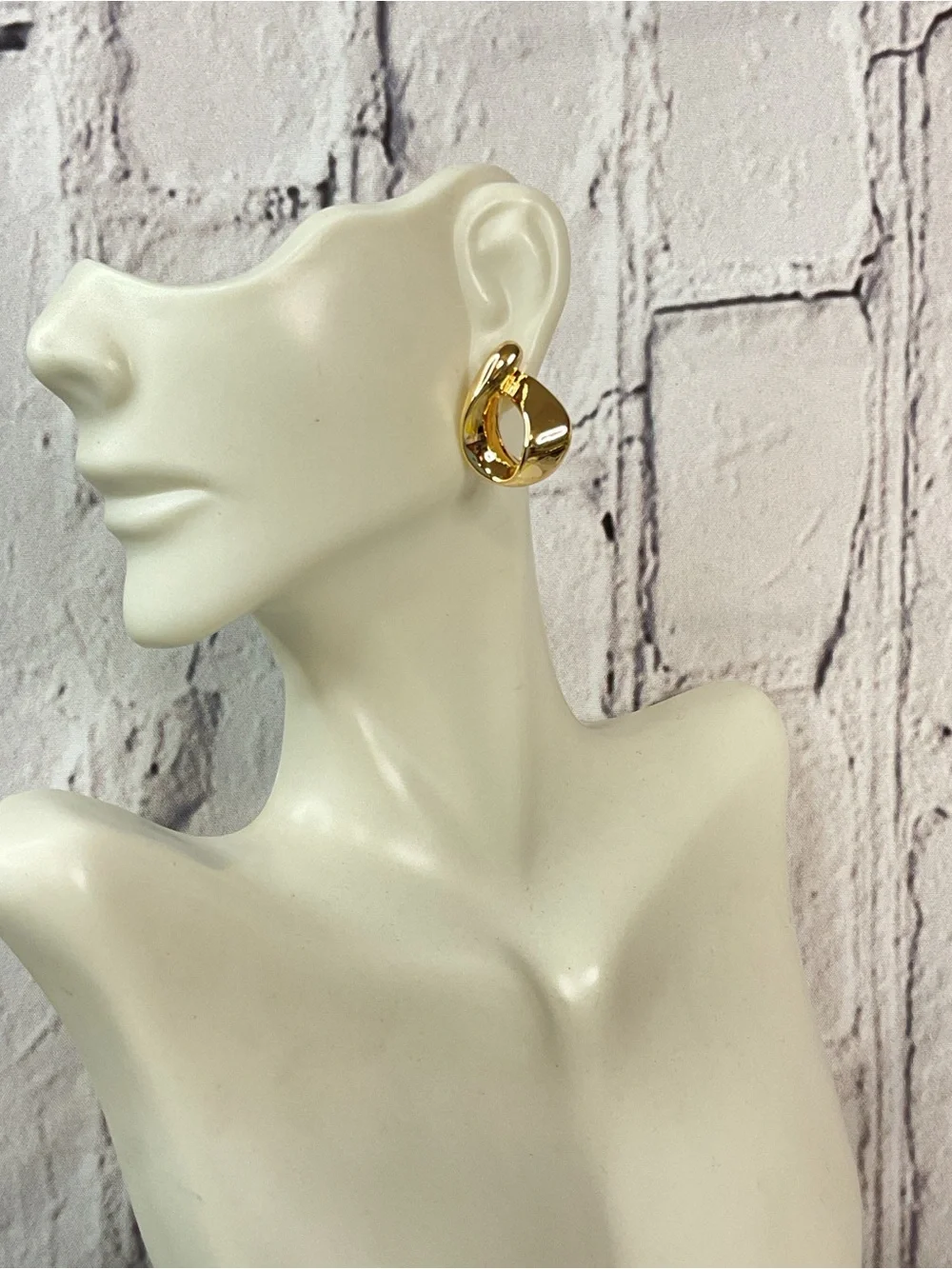 Anne Klein polished gold