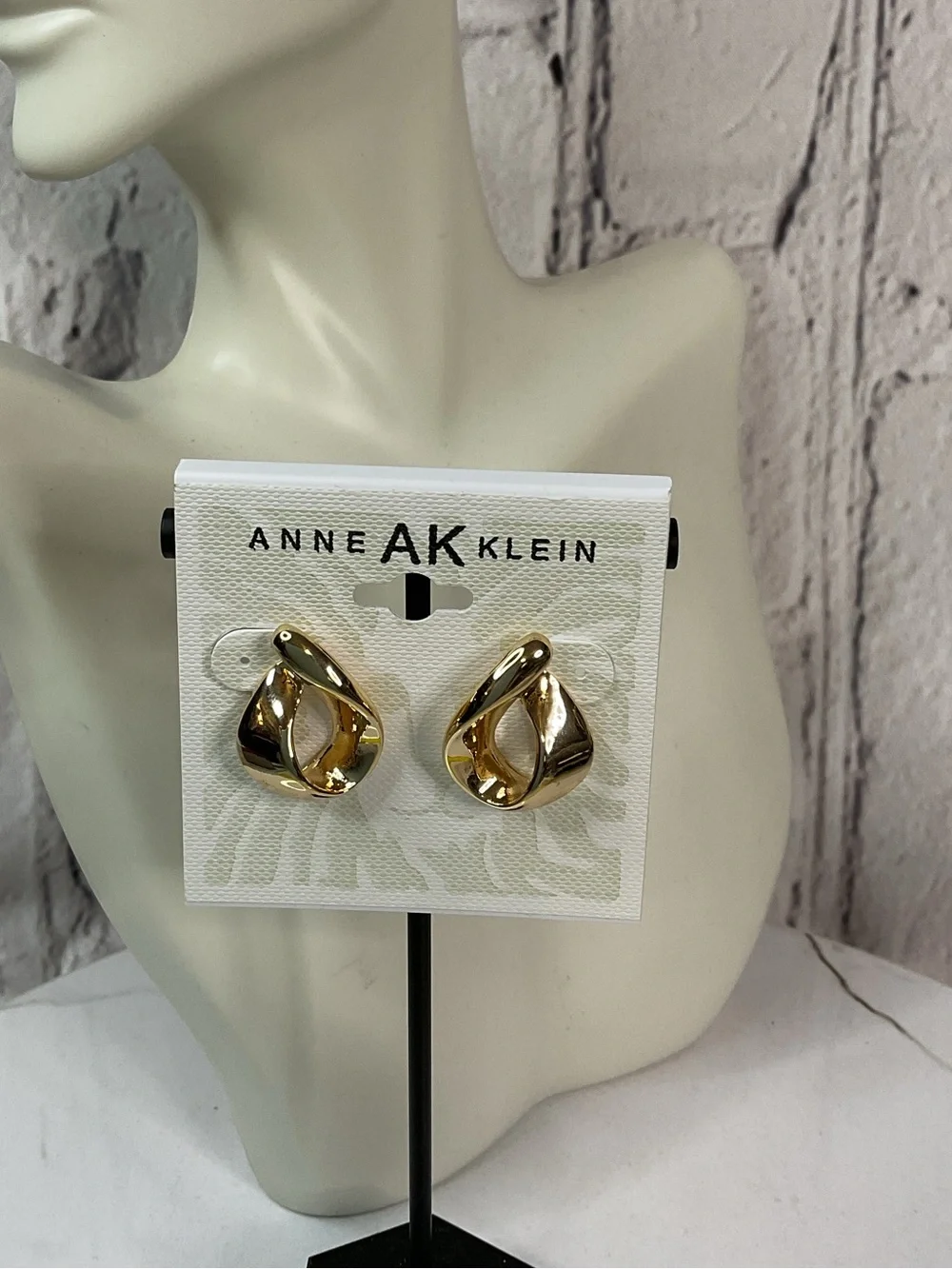 Anne Klein polished gold