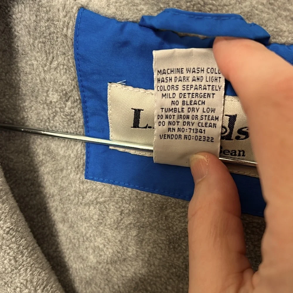 L.L. Bean (L.L. Kids) Girl’s Winter Coat with Fleece Lining / Size 10-12 / Blue