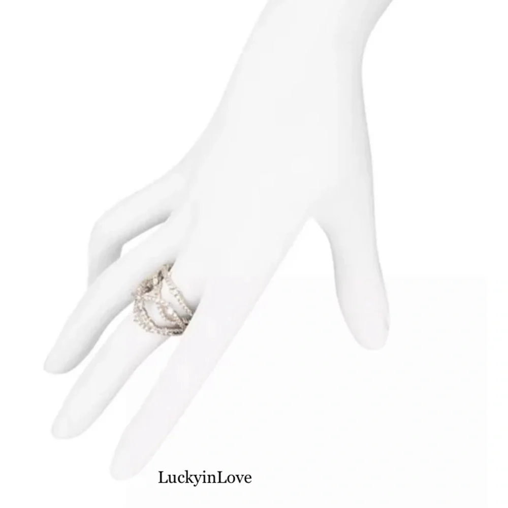 Alexis Bittar crystals my rhodium